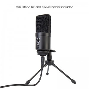 Mikropon USB UM78 pikeun streaming podcast