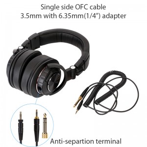 Studio headphones DH7300 noise isolating