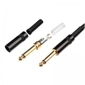 Unbalanced mic Cable XLR female to 1/4 jalck MC008BG for microphone