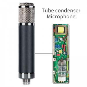 Mikropon kondensor tabung EM147 kanggo ngrekam
