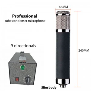 Mikrofonu tal-kondensatur tat-tubu EM147 għar-reġistrazzjoni