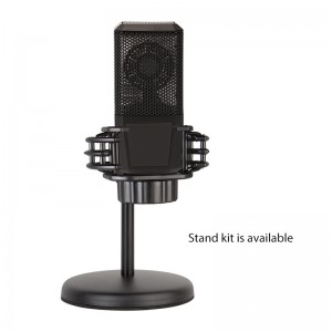 Microfone condensador de diafragma grande CM240 para streaming