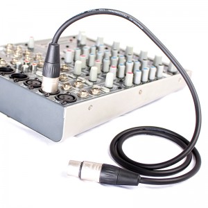 Cablu XLR cu zgomot redus de sex masculin la mamă MC041 pentru audio profesional