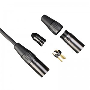Kabel Audio XLR lelaki ke 1/4 Jack MC004 untuk audio pro