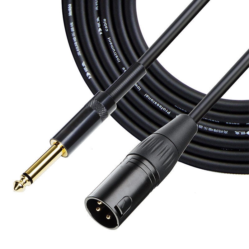 Cable de audio XLR macho a 1/4 Jack MC004 para audio profesional