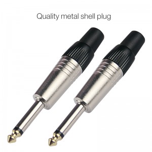 Unbalanced mic Cable XLR female to 1/4″ Jalck MC005 for microphone