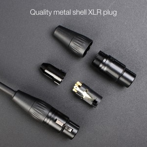 XLR Splitter Female to 2 Male Cable YC024 para sa audio