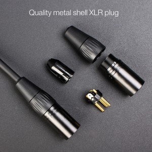 XLR Y-Splitter Kabel männlech bis duebel weiblech YC020 fir Audio
