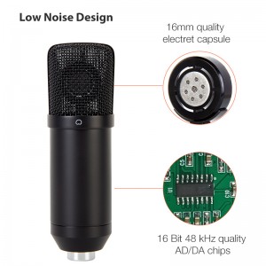 USB podcast microphone UM15 for streaming
