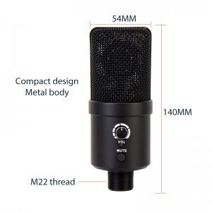 USB gaming microphone UM78R para sa gamer