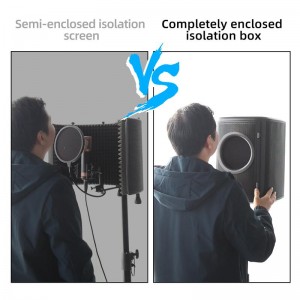 Microphone isolation shield MA606 para sa studio