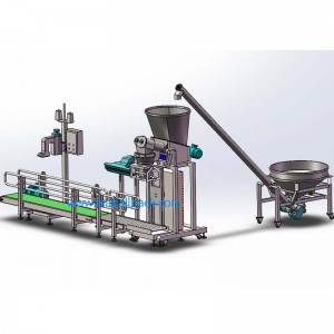 Semi Automatic Powder Packing Machine Flour Packing Machine for 10kg to 50kg