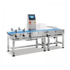 Conveyor Belt Check Weigher for bottles boxes pieces bags cans