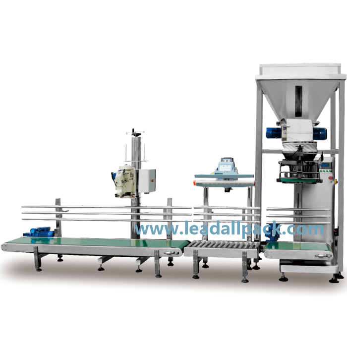 Chinese wholesale Semi Automatic Milk Pouch Packing Machine - Semi Automatic Bagging System , Manual Bagging System for 5kg to 50kg Grains Sugar Beans Seeds – Leadall