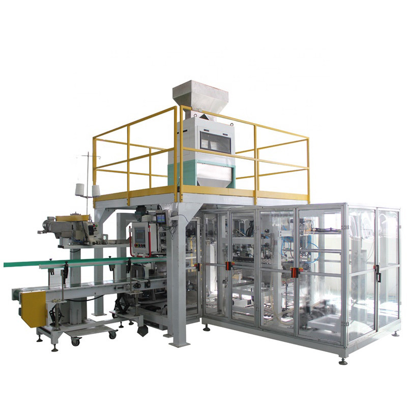 Excellent quality Flour Bag Packing Machine - Open Mouth Bagging Machine , Bagging Machine for Peanut, Chickpeas, Popcorn, Beans – Leadall