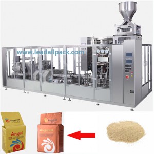 Double Chamber Vacuum Packing Machine , Automatic Vacuum Packing Machine for 100g 500g instant dry yeast