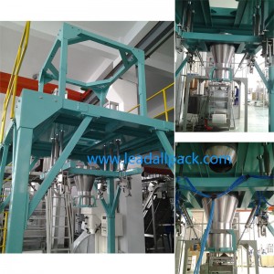 PVC Resin Bulk Bag Filler , big filling machine for 500kg to 1000kg