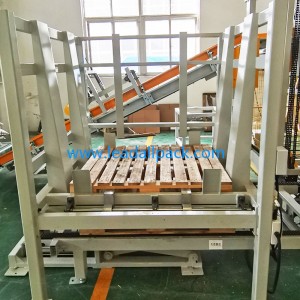 automated pallet stacker , automatic pallet stacker , empty pallet dispenser for pallet stacking