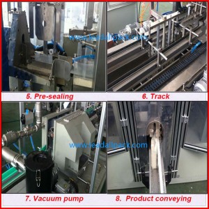 Double Chamber Vacuum Packing Machine , Automatic Vacuum Packing Machine for 100g 500g instant dry yeast