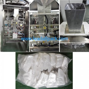 Automatic Pet Food Baling Machine , Laundry Detergent Bag in Bag Vertical Bagging for LDPE Film Bag