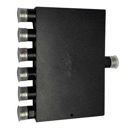 6 Mga Paagi Rf Micro-strip Power Splitter 0.7-2.7Ghz