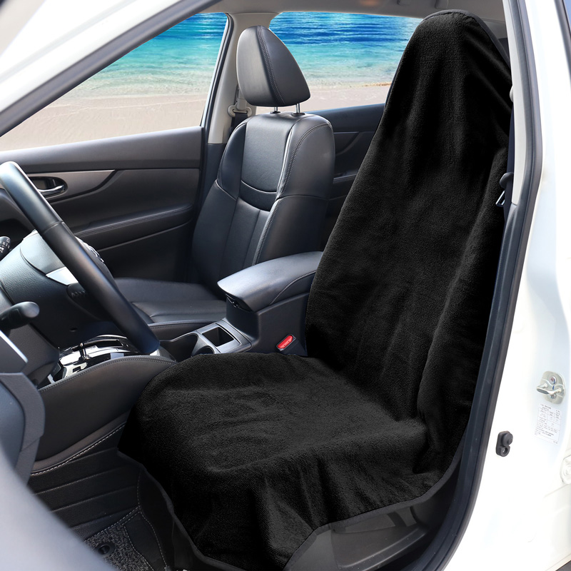 Waterproof and Non-slip Sweat Towel Front Car Seat Cover for Truck SUV Sedan