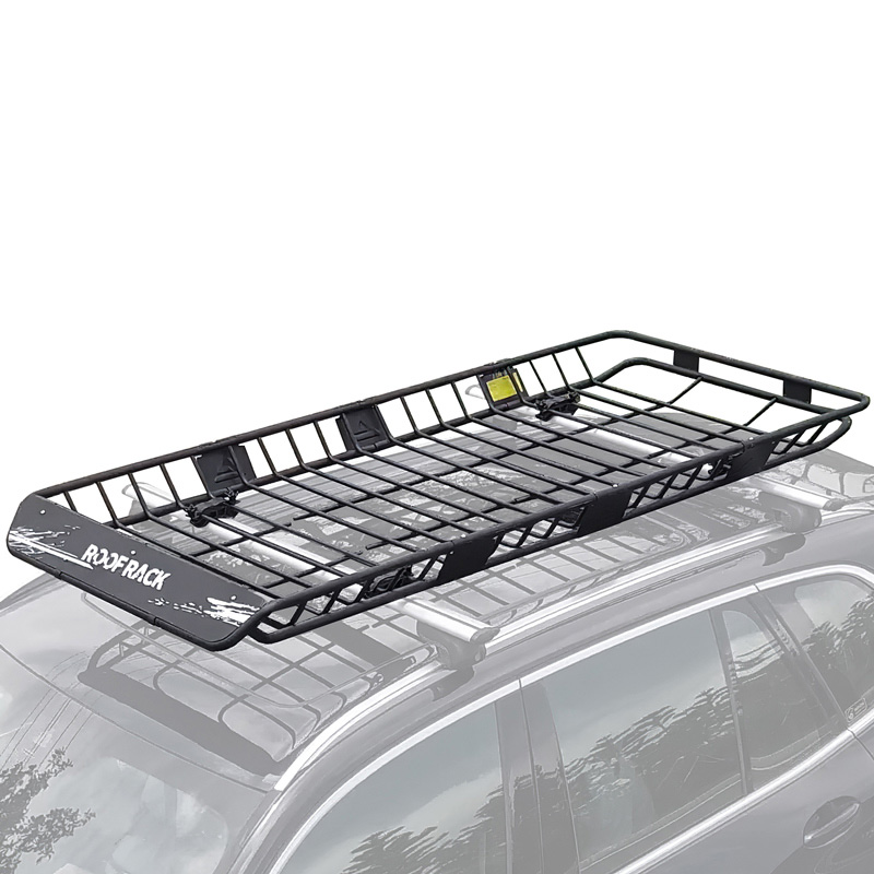 wholesale Roof Basket - Upgraded Roof Rack Carrier Basket with Extension 64”x39”x5” for SUV Truck Cars – Leader Accessories detail pictures