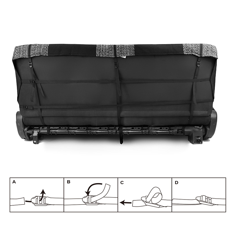 Universal Full Size Xtruck Saddle Blanket Bench Front Seat Cover for Pickup Trucks