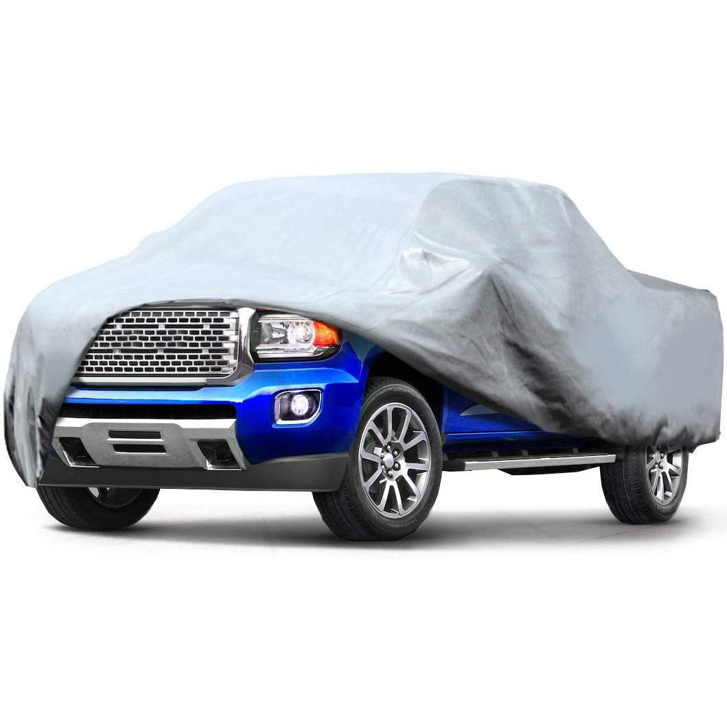 Professional Car Cover Waterproof - Basic Guard 3 Layers Breathable Pickup Truck Car Cover Up to 210” 232” 250” – Leader Accessories Featured Image