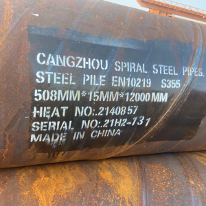 S355 J0 Spiral Seam Welded Pipe For Sale