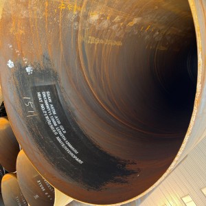 Спіральная зварная сталёвая труба для падземных труб прыроднага газу