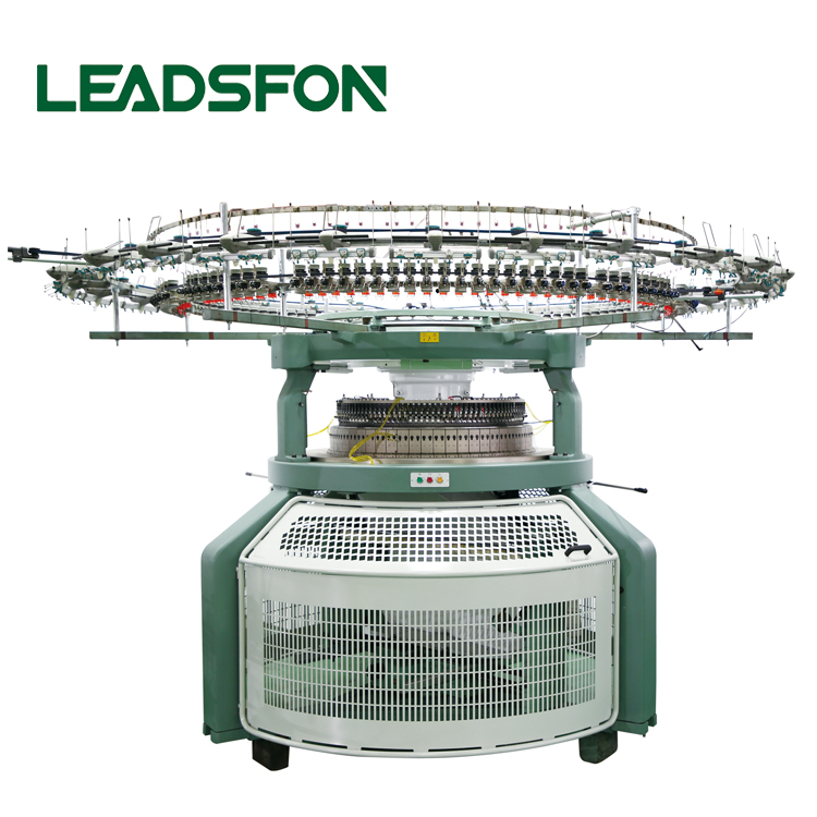 Professional Design High Pile Circular Knitting Machine - Double Jersey circular knitting machine for Automatic High Speed – Leadsfon