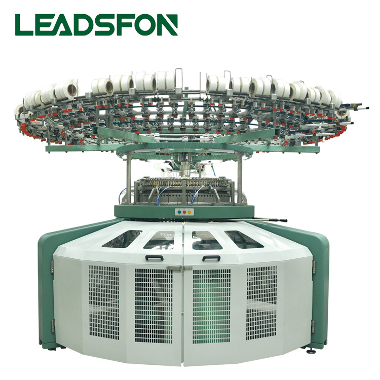 Hot Selling for Leadsfon Circular Knitting Machine Types - Singe jersey circular knitting machine for highly productive – Leadsfon