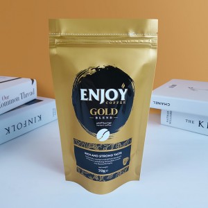 Lebei Package Food Grade Custom Matt Surface Coffee Beans Bag With Valve Foil Ziplock Coffee Pouch
