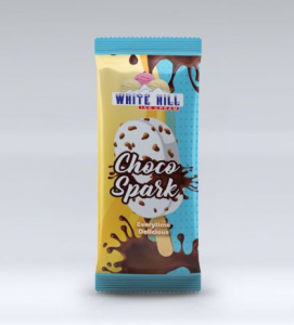 Custom Printed Popsicle Packaging Bag Back Sealing Clear Plastic Ice Cream Wrapper Frozen Food Packaging Pouch