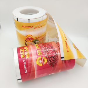 Custom Food Printing Bopp Pe Film Laminating Stretch Popsicle Packaging Ice Cream Plastic Roll Film