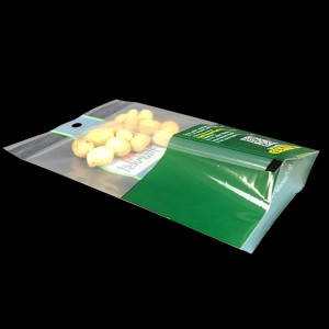 Transparent Mylar Custom Printed Cooked Peanut Bags Cashew Nuts Vacuum Food Plastic Packaging Sachet Pouches