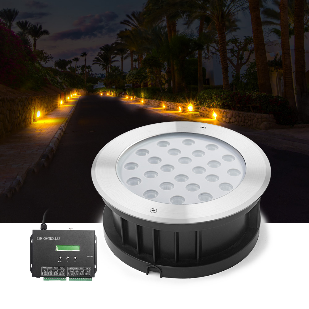DC24V 316lstainless Steelled Recessed Ground Lights