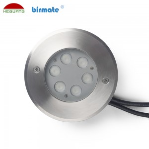 6W RGB Structure waterproof Led Ground Lights Outdoor with IK10
