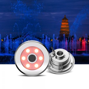 12W underwater IP68 Structure waterproof color changing led pool fountain