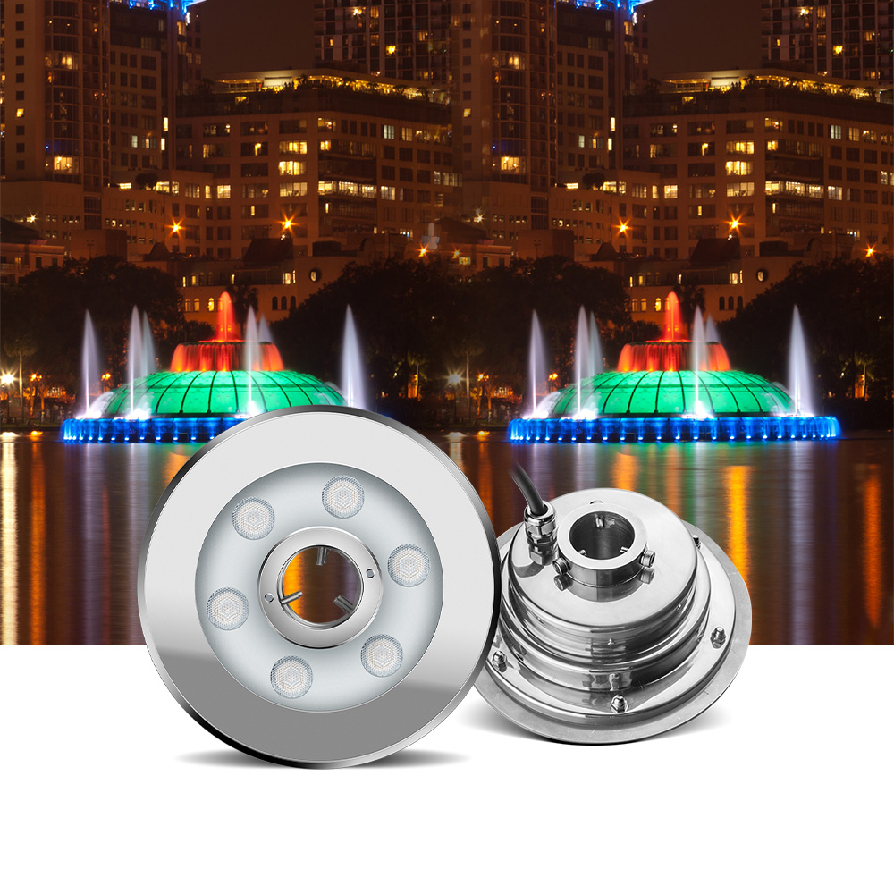 6W RGB DC24V led water fountain outdoor