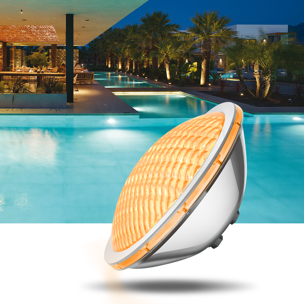 25W RGB Stainless steel IP68 Structure waterproof led color lights for pool