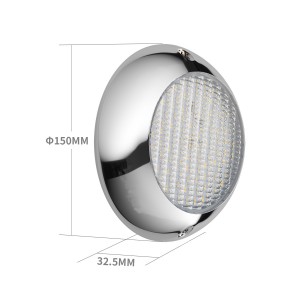 12W 150MM IP68 stainless steel surface mounted light