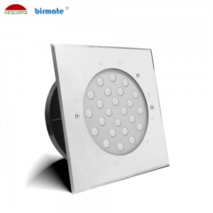 18W square stainless steel RGB enlite ground light