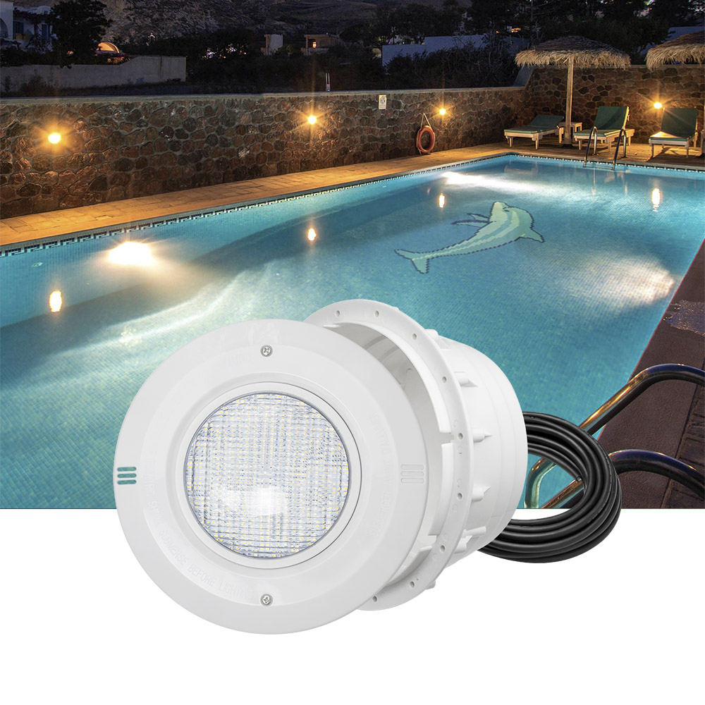 15W Plastic synchronization control inground pool led light replacement