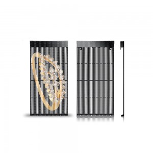 High Quality Led Mesh - LED Mesh Curtain Giant LED Screen for Shopping Mall  – Hot Electronics