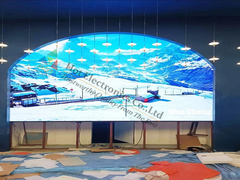 Indoor P1.8 LED Video Wall TV Station Exhibition Hall