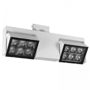 Local Knob Dimmable CCT Adjustable Square LED Track Light LEDEAST T094-B