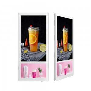 Dual Screen 18.5+10.1 inch LCD Advertising Player for Elevator with Android
