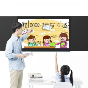75” 86‘’ Smart LCD Interactive Display with Writing Boards and Capacitive Touch for Multimedia Classroom